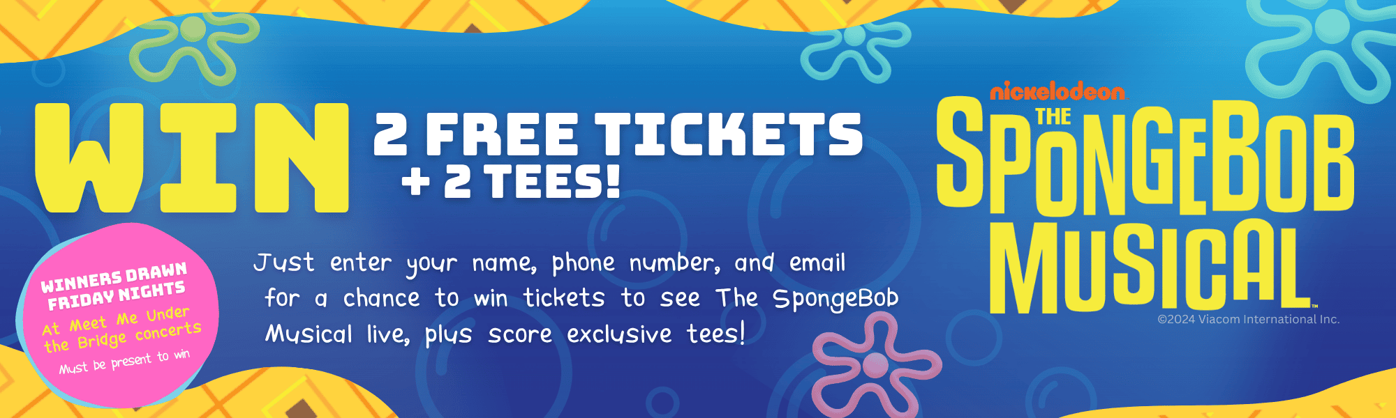 Spongebob Sweepstakes Banner Spongebob Sweepstakes Banner